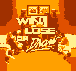 Win, Lose or Draw (USA) Title Screen